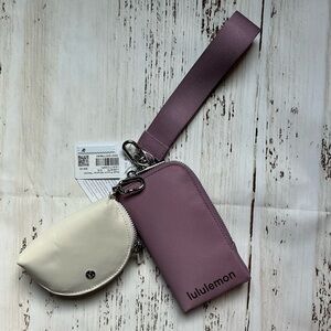 NWT Lululemon Dual Pouch Wallet Wristlet